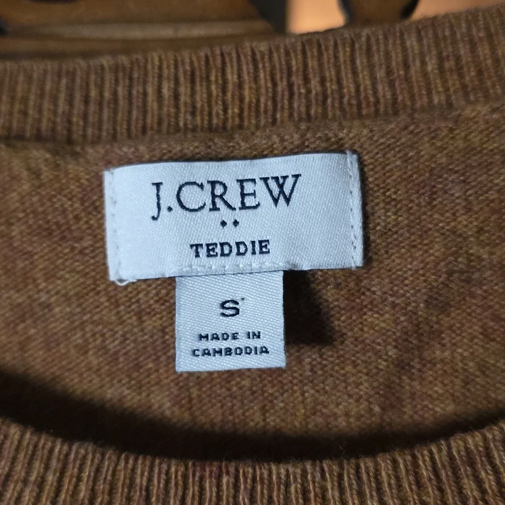 J. Crew Women's Brown Crewneck Sweater Size Small